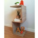 Ver imagem 2 de Mesa de Cabeceira Madeira Moderna