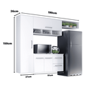 Ver imagem 6 de Cozinha Compacta Lua 4 Portas 2 Gavetas Branco