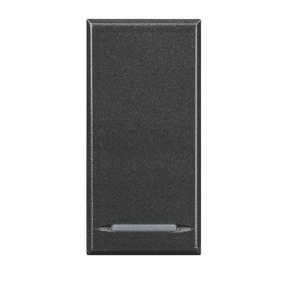Inter Simples Luminoso 1Módulo Anthracite 16A 250V - Axolute - 1