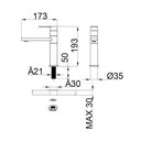 Ver imagem 6 de Torneira 1/4 Volta Preto Fosco Redonda Bica Baixa Giratória