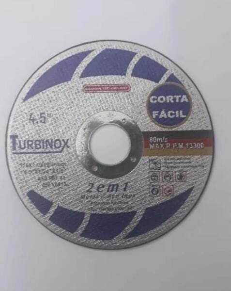 Disco De Corte Fino Inox/Ferro 4.1/2 Turbinox 100 un - 2
