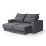 Sofa Retratil Conforto Reclinável com Pes de Madeira Rodizios - 6