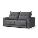 Ver imagem 1 de Sofa Retratil Conforto Reclinável com Pes de Madeira Rodizios