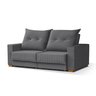 Sofa Retratil Conforto Reclinável com Pes de Madeira Rodizios - 1