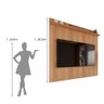 Painel para Tv até 70 Polegadas Sevilla 183cm - 6