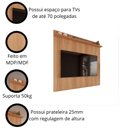 Ver imagem 3 de Painel para Tv até 70 Polegadas Sevilla 183cm