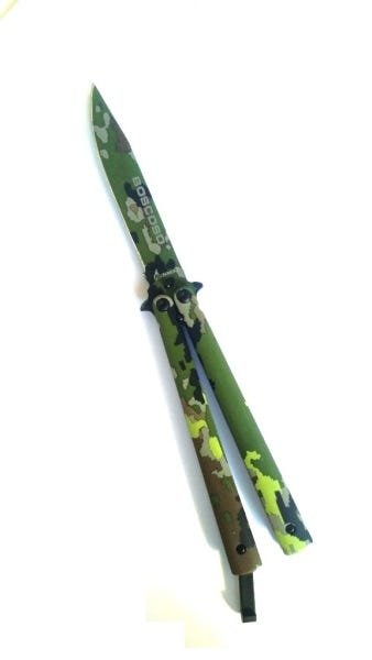 Butterfly Inox Com Trava Camuflado - 1