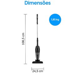 Aspirador de Pó Vertical e Portátil Elgin 2 em 1 Perfect Clean II 1 Litro 1200W 220V - 5