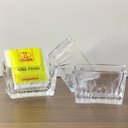 Ver mais imagens de Kit 12 Porta Sachês de Vidro Dublin Chá Açucar Café Maionese Ketchup Lyor 8x5,5cm