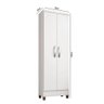 Armário Multiuso 2 Portas Nancy - Carvalho Americano - Off White - 2