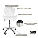 Ver imagem 6 de Cadeira de Escritório com Base Giratória Estofada Slim Vegas