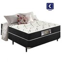 Ver imagem 1 de Cama Box Conjugado Casal 5cm Espuma Semi-ortopédico 138x188x55