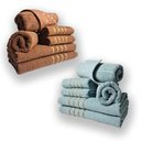Ver imagem 1 de Jogo de Toalhas 12pcs - 4 Banhos 4 Rosto 4 Tapetes Mr+vd