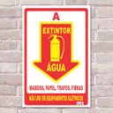 Ver imagem 1 de Placa Decorativa Sinalização Extintor A-30X45Cm