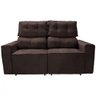 Sofá para Sala Reclinavel Price 180cm Veludo Chocolate - 3