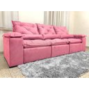 Ver imagem 5 de Sofá 5 Lugares Retrátil e Reclinável 2,70 Metros Alpoim Estofados Rose 607 Athenas