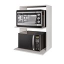 Ver imagem 4 de Suporte para Microondas e Forno Lauren Branco Maderatto Móveis