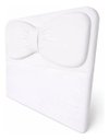 Ver imagem 3 de Cabeceira Estofada Laço Off White Casal Luxo Quarto Bz Home Branco