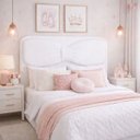 Ver imagem 2 de Cabeceira Estofada Laço Off White Casal Luxo Quarto Bz Home Branco