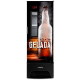 Visa Cooler 127v  Porta Com Visor 508/574 Litros Adesivada Gelada VN50AF Optima - Metalfrio - 1