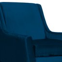 Ver imagem 2 de Poltrona Ariane Requinte Veludo Cores - DS Estofados - Azul Marinho