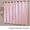 Ver imagem 1 de Cortina para Sala 2,40x1,60 m Unica Microfibra Rosa Bebe