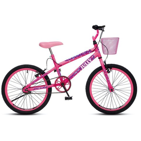Bicicleta Jully Aro 20 Aero 36 Raias, Freios V-brake Dianteiro e Traseiro, Suporte de Guidão Down Hi