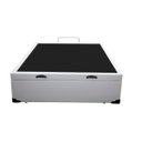 Ver imagem 3 de Base Box Baú Viúva Khouse Sintético Branco 40x128x188