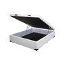 Base Box Baú Viúva Khouse Sintético Branco 40x128x188 - 1