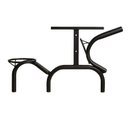 Ver imagem 6 de Mesa para Refeitório Escamoteável 04 Lugares MDP Branco de 25 mm - Assento Vermelho - 50402