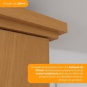 Ver mais imagens de Guarda-Roupa 6 Portas 6 Gavetas Leblon Marrom/Cinamomo