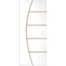 Porta de Correr Frisada Cm-01 Kit de Madeira C/ Fechadura Hdf 210x82 - 2