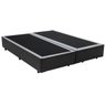 Base Box King Bipartido Khouse Sintético Cinza 40x192x203 - 1