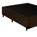 Ver imagem 3 de Base Box Casal Khouse Suede Marrom 40x138x188