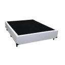 Ver imagem 1 de Base Box Casal Khouse Sintético Branco 40x138x188