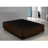 Base Box Casal Khouse Suede Marrom 40x138x188 - 2