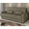 Sofá-Cama Madi 3 Lugares (L: 207cm) Casal com 3 Posições Suede Liso Castor - 10