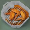 Bandeja Forro P/ AIR FRYER Silicone Reutilizavel Antiaderente Mimo STYLE Cinza - 3