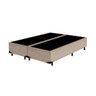 Base Box Queen Bipartido Khouse Suede Bege 40x158x198 - 1