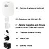 Central de Alarme para Comercio e Residencia com Acesso Remoto e Sensor Sem Fio - 3