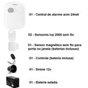 Ver imagem 3 de Central de Alarme para Comercio e Residencia com Acesso Remoto e Sensor Sem Fio