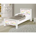 Ver imagem 1 de Mini Cama Montessoriana Infantil Adesivada Unicórnio