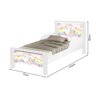 Mini Cama Montessoriana Infantil Adesivada Unicórnio - 3