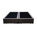 Ver imagem 1 de Base Box Queen Bipartido Khouse Sintético Marrom 40x158x198