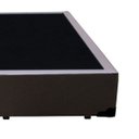 Ver imagem 2 de Base Box Queen Bipartido Khouse Sintético Marrom 40x158x198