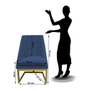 Ver imagem 7 de Kit 06 Cadeiras para Sala de Jantar Ana Base de Ferro Suede Azul Marinho - D'classe Decor
