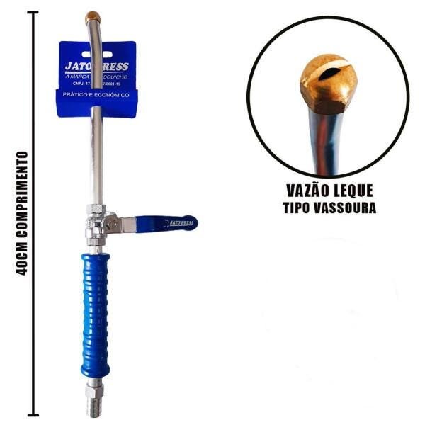 Esguicho Pressão Mangueira Jato Press + Abraçadeira - 2