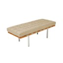 Ver imagem 1 de Banco Capri Barcelona 1,50m Suede Bege