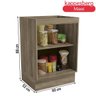Armário de Cozinha Balcão 60cm 1 Porta G742 Maxxi Kappesberg - Branco - 3