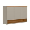 Ver imagem 1 de Armário Aéreo 3 Portas 1 Nicho 120cm Allure Linea Brasil